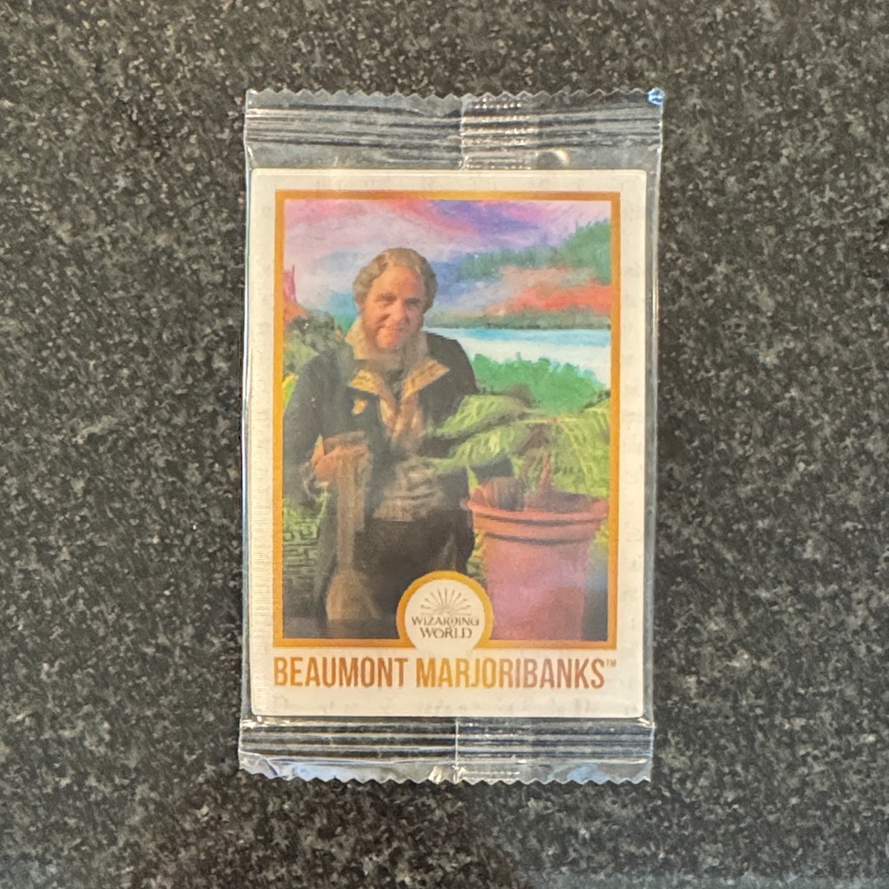 Harry Potter Chocolate Frog Card. Holographic - Beaumont Marjoribanks